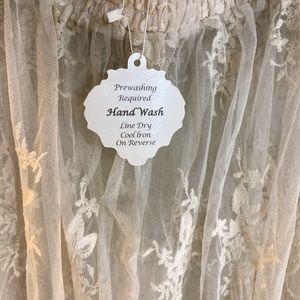 Lacy see through skirt